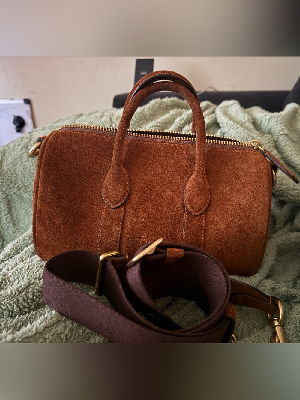 Coach Compass 25 Suede with Removable Strap - Picture 2 of 7